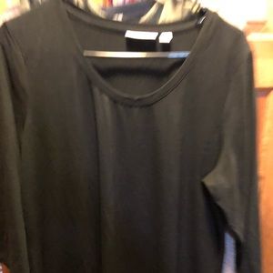 Brand New Black Tunic liquid Knit 3/4 sleeve